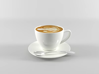 Modern coffee cup 3d model