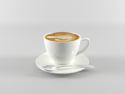 Modern coffee cup 3d model