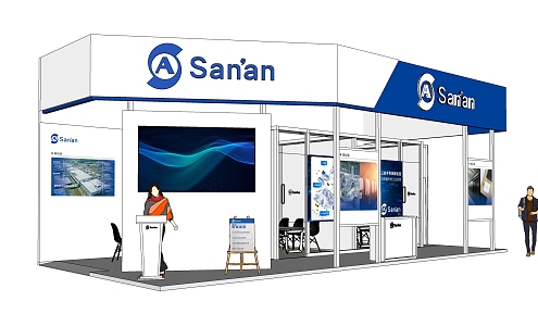 San'an Photovoltaic Energy Exhibition 3d model