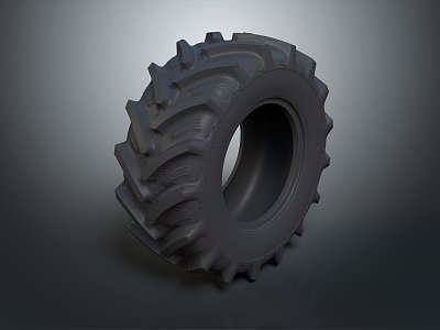 Modern Tire Wheel New Tire 3d model