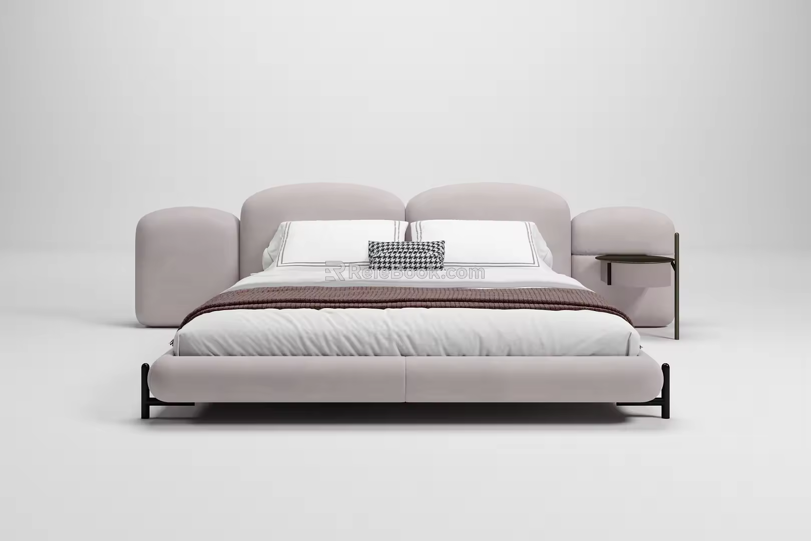 Double bed 3d model