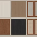 Various Cabinet Panel Designs With Wood Grain Smooth And Textured Surfaces