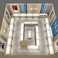 China Gold Jewelry Store Front With Elegant Showcases And Gold Displays