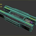 Modern Spaceship Spacecraft 3d model