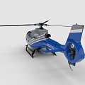 Robinson Helicopter Military Helicopter Rescue Helicopter Civilian Small Helicopter 3d model