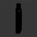 Black Tactical Handheld Weapon Device With Antenna And Control Buttons