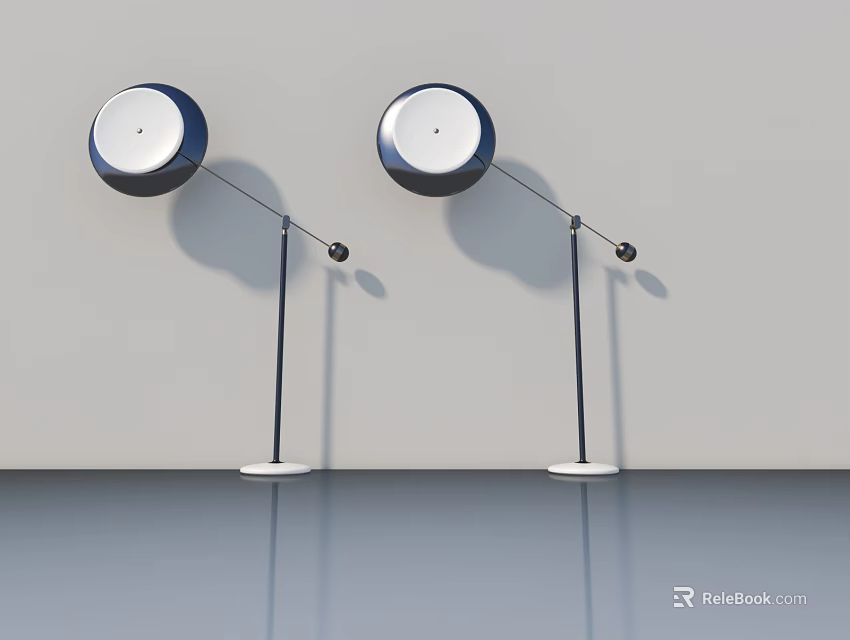 Modern Hinged Door With Smooth Surface And Wooden Frame For Home Entry 3d model