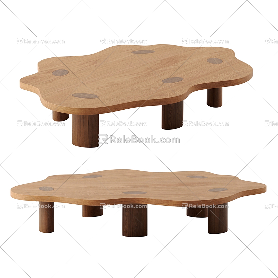 Middle Ancient Style Alien Coffee Table 3d model