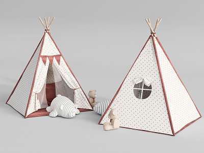 Modern Tent Children's Tent Toy 3d model