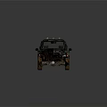 Camouflage Vintage Pickup Truck With Rugged Exterior And Military Style Design