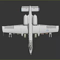 Twin Engine Military Aircraft With Weapons Mounted On Wings And Emblem