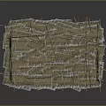 Primitive Hut Architectural Structure With Twig Frame And Thatch Covering Open Design