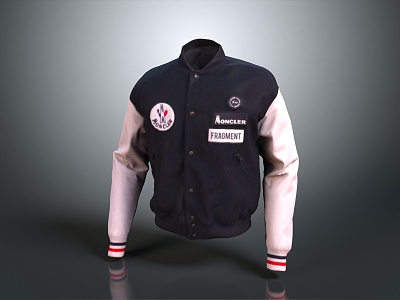 Jacket Leather Jacket Fashion Jacket Casual Jacket Windproof Jacket Windproof Jacket Denim Jacket Men Jacket 3d model