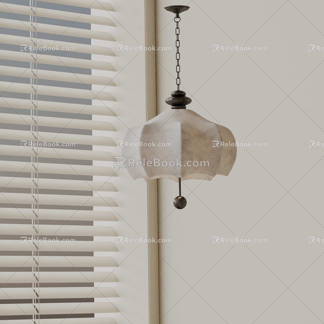 Modern chandelier 3d model