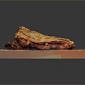 Delicious Grilled Flatbread Slices with Golden Brown Crust on a Wooden Cutting Board Platter