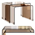 Clear Acrylic Furniture With Black Metal Frame And Modern Minimalist Design