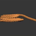 twine rope a bundle of rope 3d model