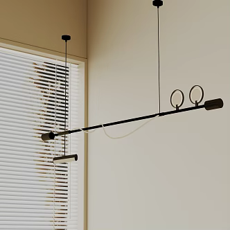 Modern chandelier 3d model