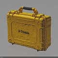 Rugged Trimble Yellow Tool Case With Heavy Duty Protective Hard Shell Design