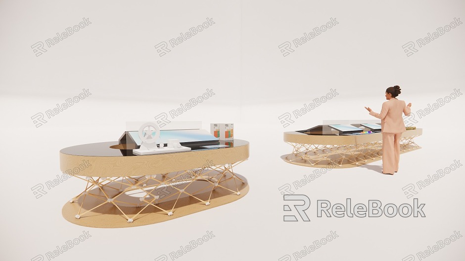 Fishbone Island Table Function Table model