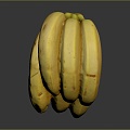 Modern banana fruit 3d model