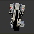 Electric Toy Motorcycle With White Orange Body Black Wheels And Kids Fun Design