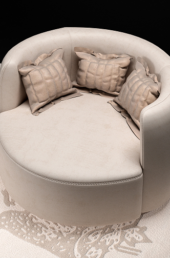 Modern Single Sofa 3d model