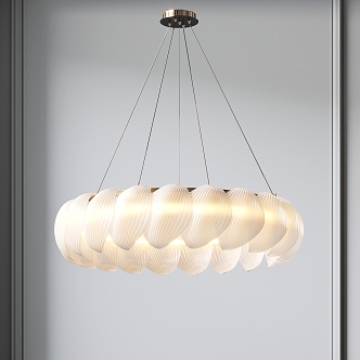 Modern chandelier 3d model