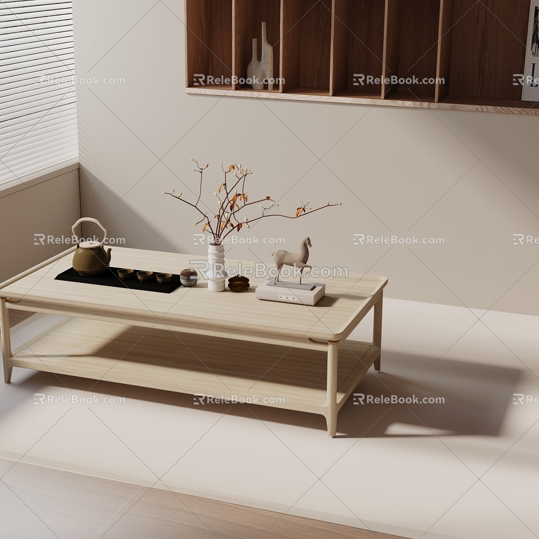 Modern coffee table 3d model