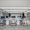 Open office area and Jane 3d model