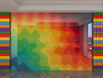 background wall 3d model
