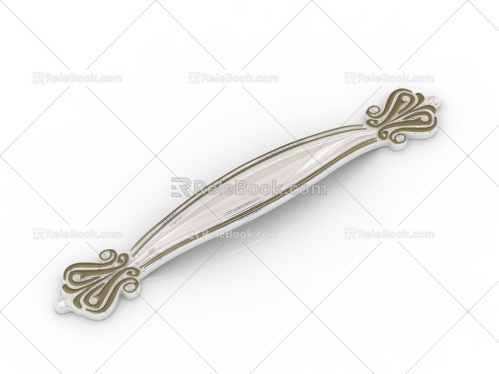 Retro handle 3d model