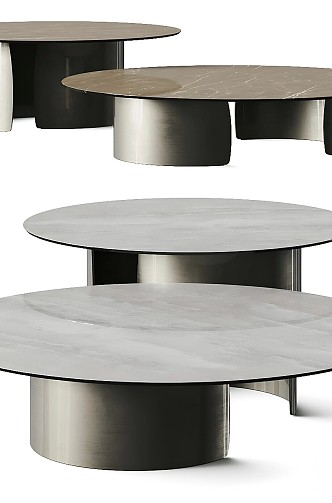 Petalo Marble Coffee Table 3d model