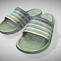 Striped Casual Slippers With Smooth Straps And Comfortable Sole For Daily Wear