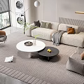Modern Sofa Coffee Table Combination Sofa Coffee Table 3d model