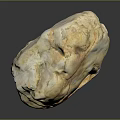 Natural Wood And Stone Material Featuring Rough Beige Texture And Natural Form