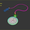 Elegant Vintage Pocket Watch With Gold Chain And White Dial