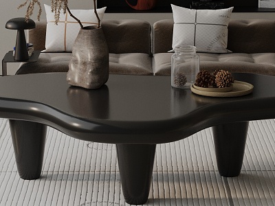 Modern coffee table model