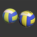 Mikasa FIVB Approved Volleyballs Blue Yellow White Sports Training Equipment
