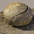 egg stone stone stone block rock reef boulder cobblestone terrain 3d model