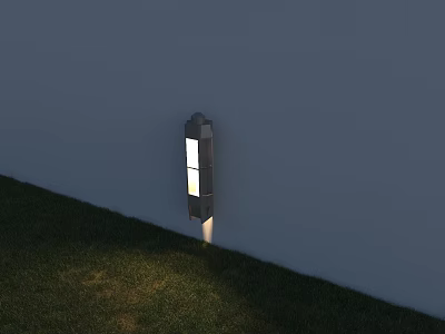 Outdoor Wall Mounted Light Bright LED Illumination For Garden Path And Lawn Area 3d model
