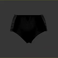Stylish Black Briefs with Side Stripes Modern Design and Comfortable Fit