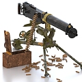 Maxim heavy machine gun machine gun light machine gun 3d model