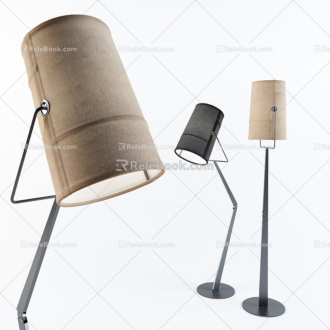 Modern floor lamp 3d model