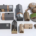 Diverse Homestay Building Designs Featuring Wooden Structures Gabled Roofs And Modern Styles