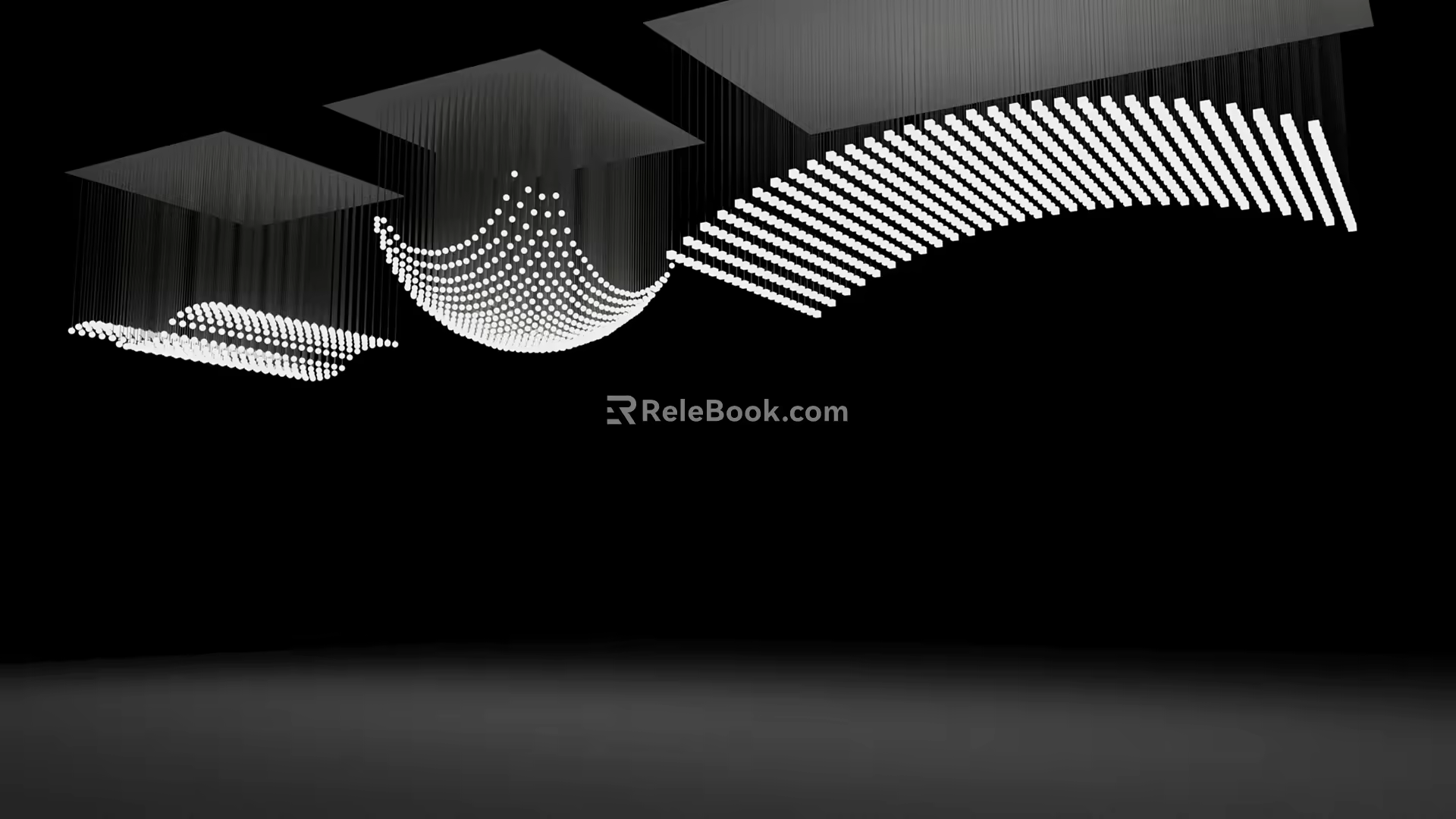 Modern chandelier 3d model
