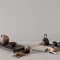 Minimalist Ceramic Tea Set With Teapot Teacups Tea Tray And Accessories
