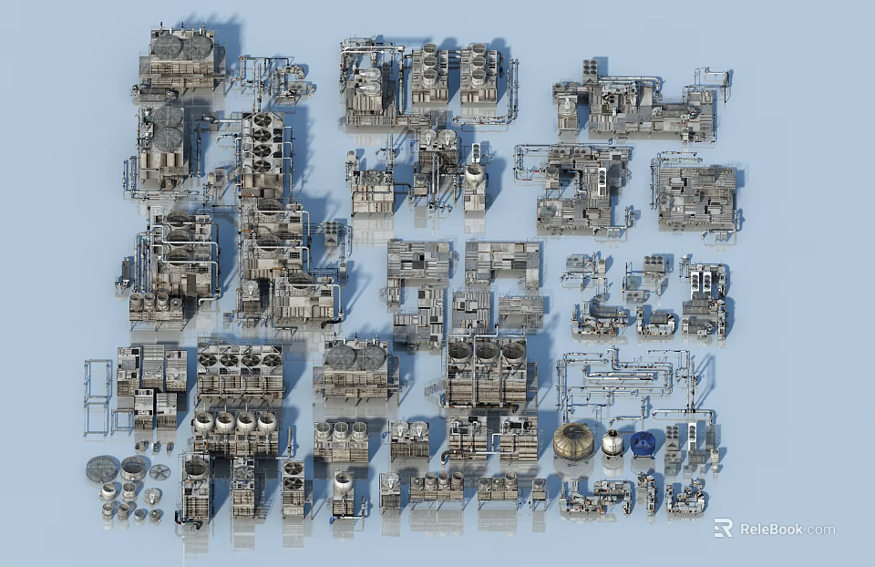 Modern Kitchen Hinged Door Design With Sleek Frame And Glass Panel 3d model