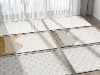 Modern Carpet Combination 2014 3d model