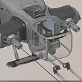 Futuristic Sci Fi Spaceship Model With Detailed Engines Cockpit And Mechanical Structure